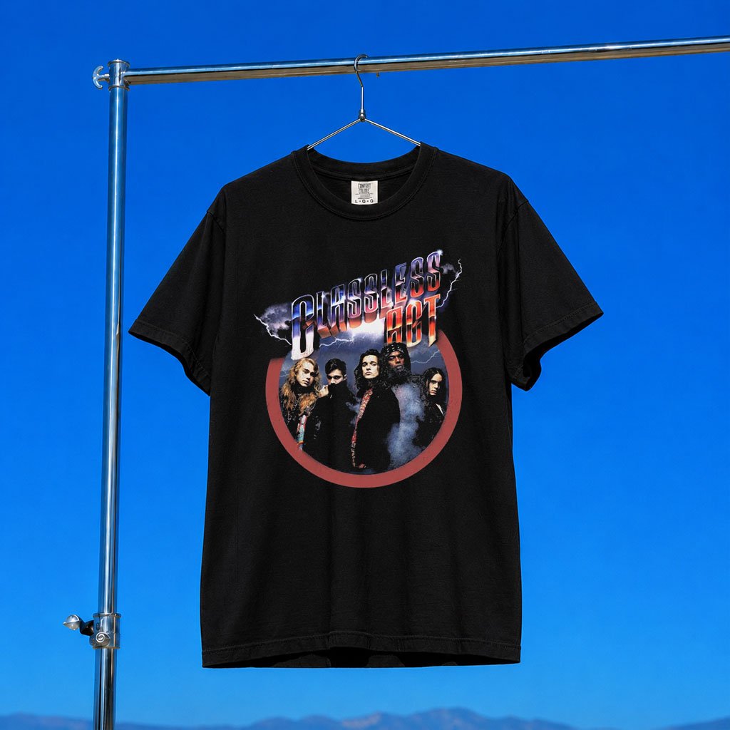 Classless Act Merch 2026 Band Photo T-Shirt Black Presents For Rock Music Lovers