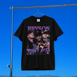 Bryson Tiller Merch 2026 Purple Typography Retro Bootleg LA 1905 Bryson Tiller T-Shirt Gifts