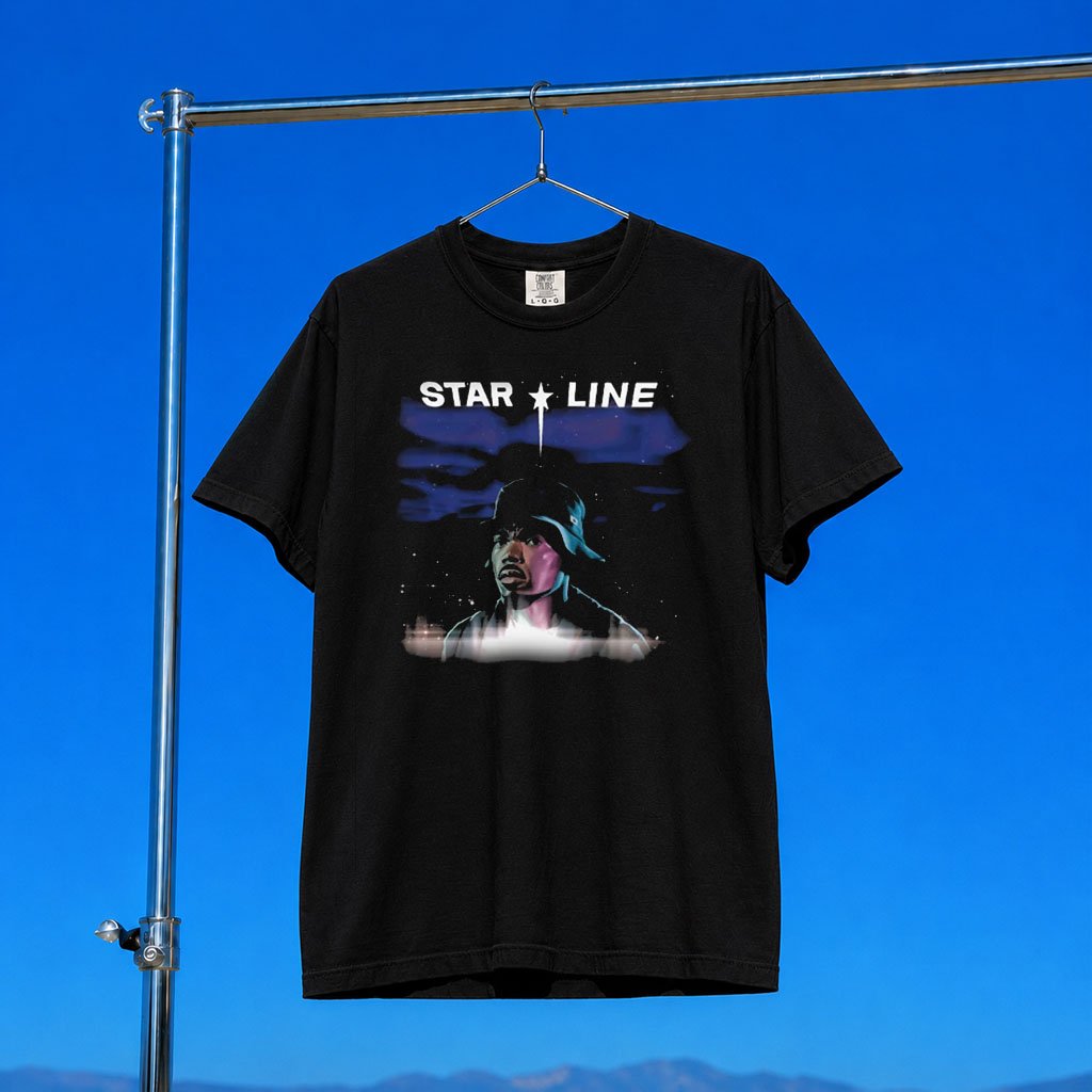 Chance The Rapper Merch 2026 Star Line Album T-Shirt Black Best Gifts For Hip Hop Fans