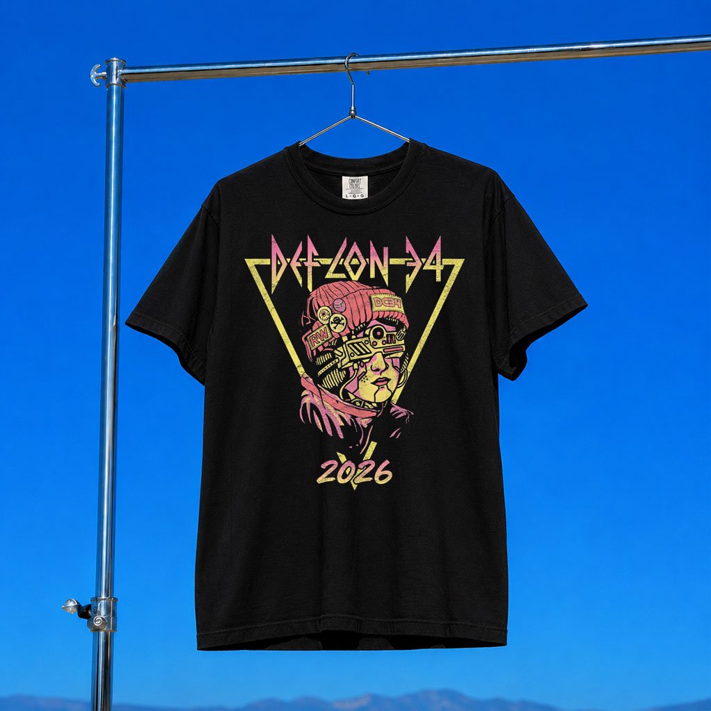 Defcon 34 Merch 2026 DC34 Future Girl T-Shirt Black Defcon Merch Gift For Sisters