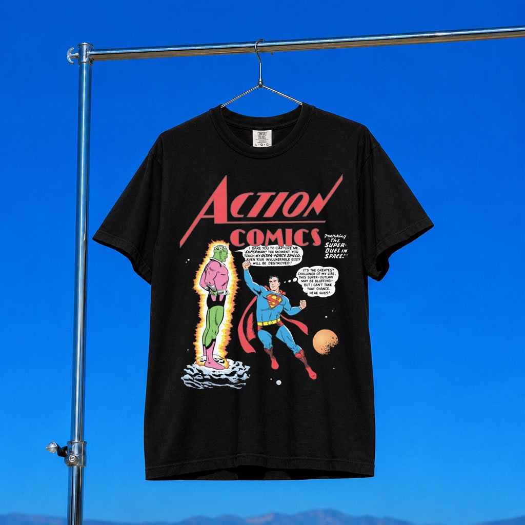 DC Comics Merch 2026 Superman T-Shirt Silver Age Brainiac Shirt Present For Brothers
