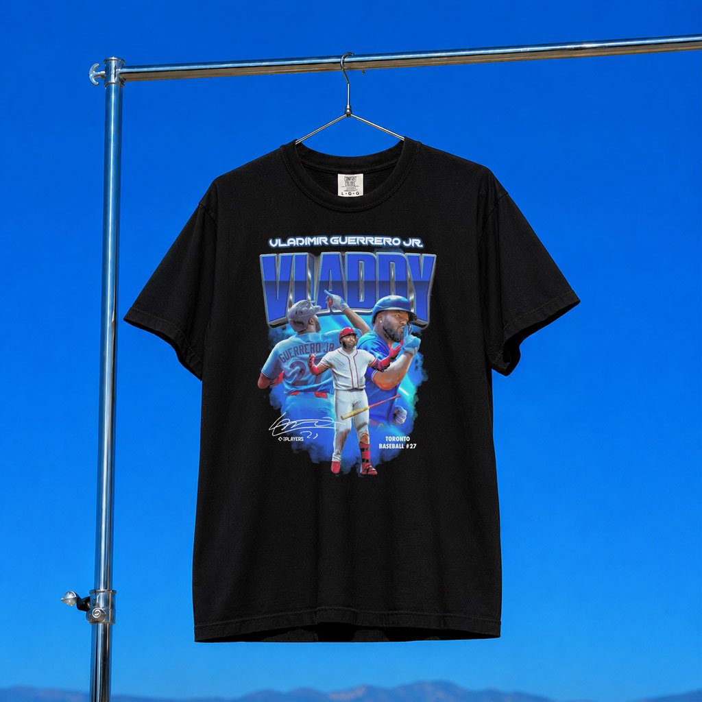 Foul Territory Merch 2026 Vladimir Guerrero Jr T-Shirt #27 Toronto Baseball Merch Fan Present