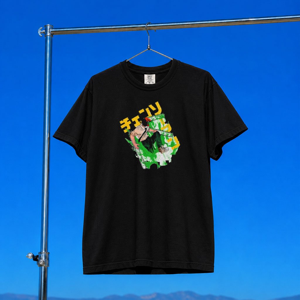 Chainsaw Man Merch 2026 Chainsaw Man Anime CSM Denji Power T-Shirt Gifts For Brothers