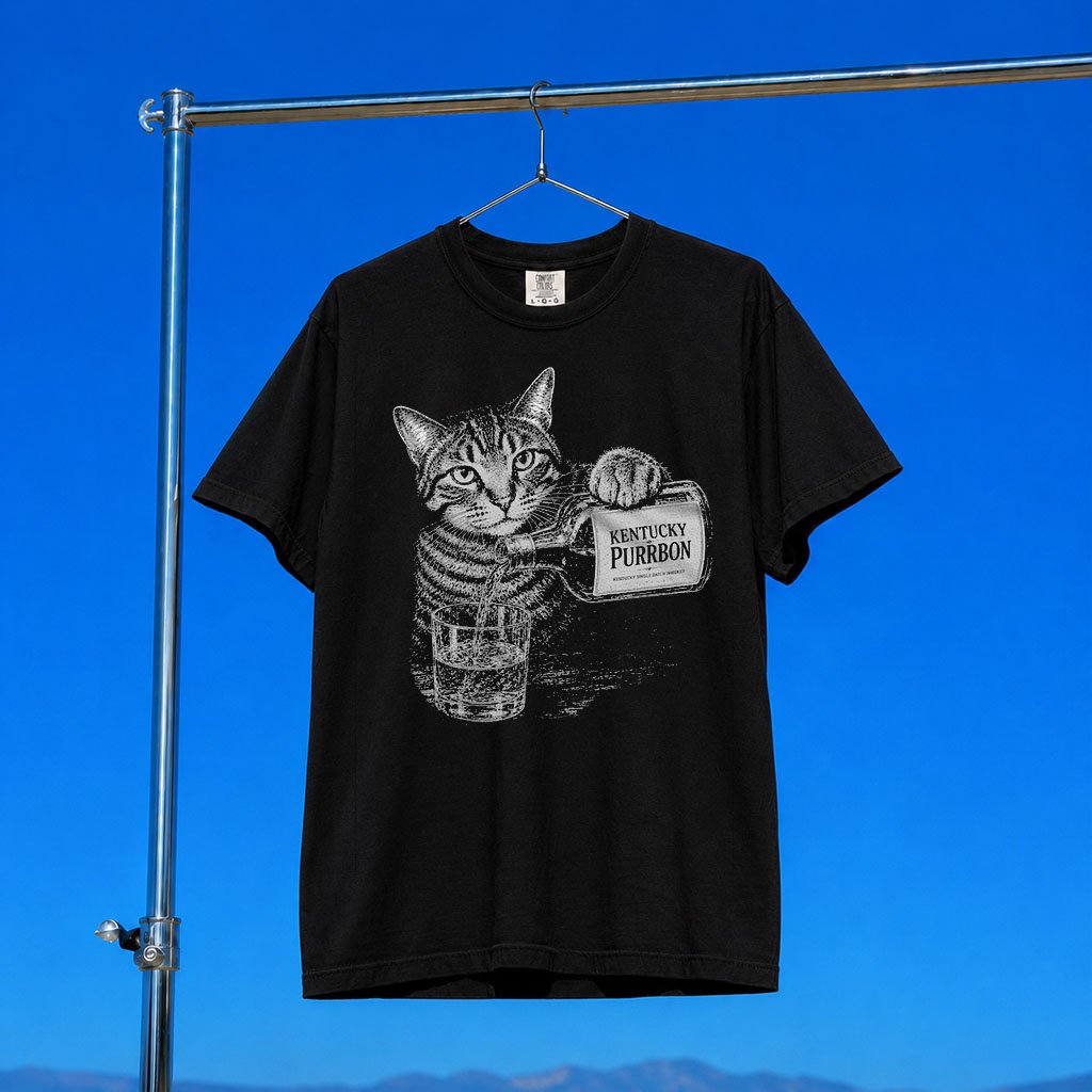 Cincy Shirts Merch 2026 Kentucky Purrbon Cat Whiskey Dr Matt T-Shirt Gift For Cat Lovers