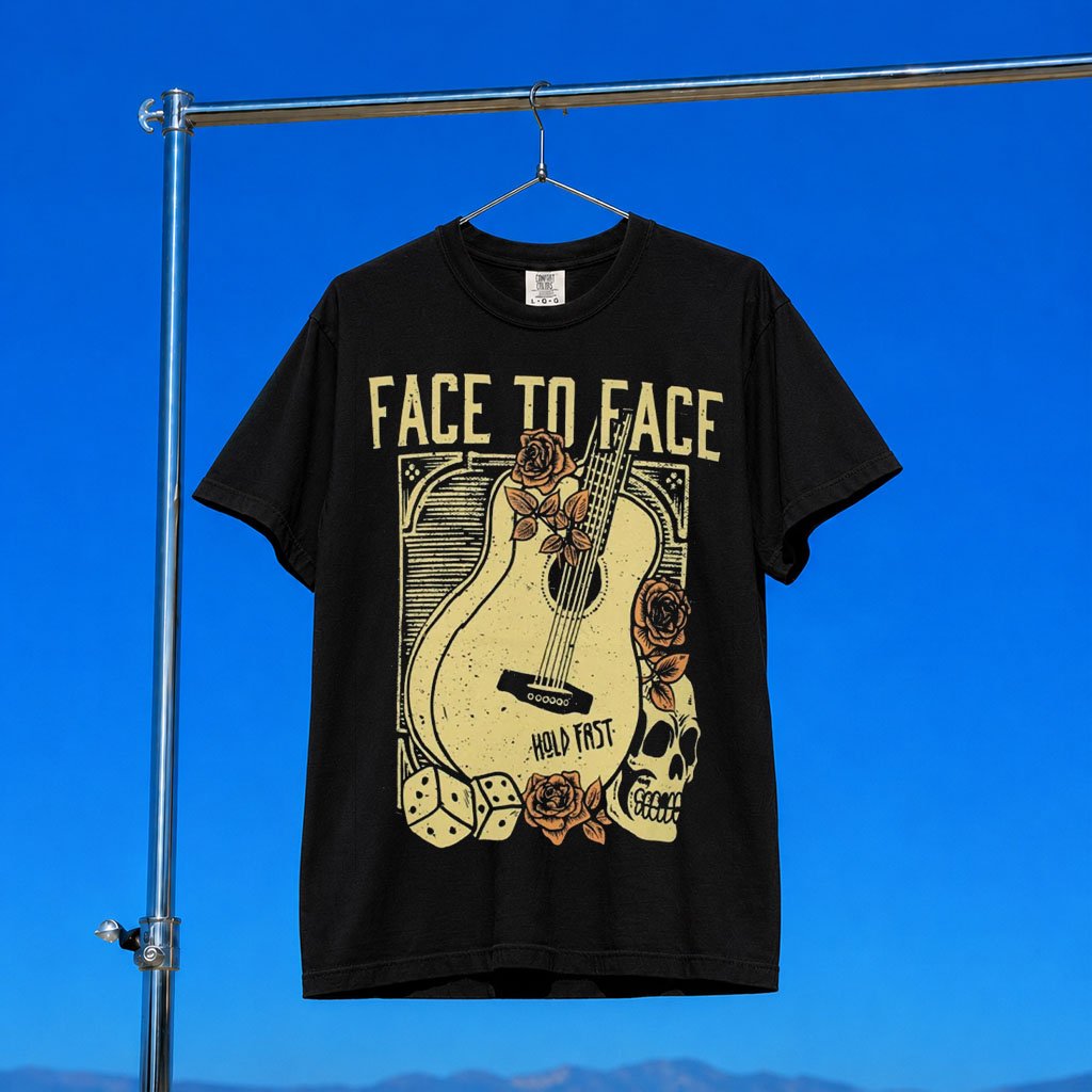 Enemy Ink Merch 2026 Face To Face Hold Fast T-Shirt Face To Face Merch Gift For Music Fans