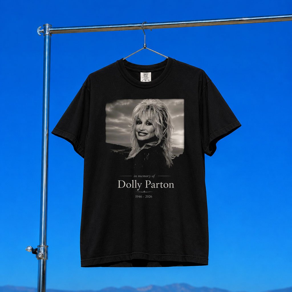 Dolly Parton Merch In Memory Of Dolly Parton 1946 2026 T-Shirt RIP Dolly Parton Clothing