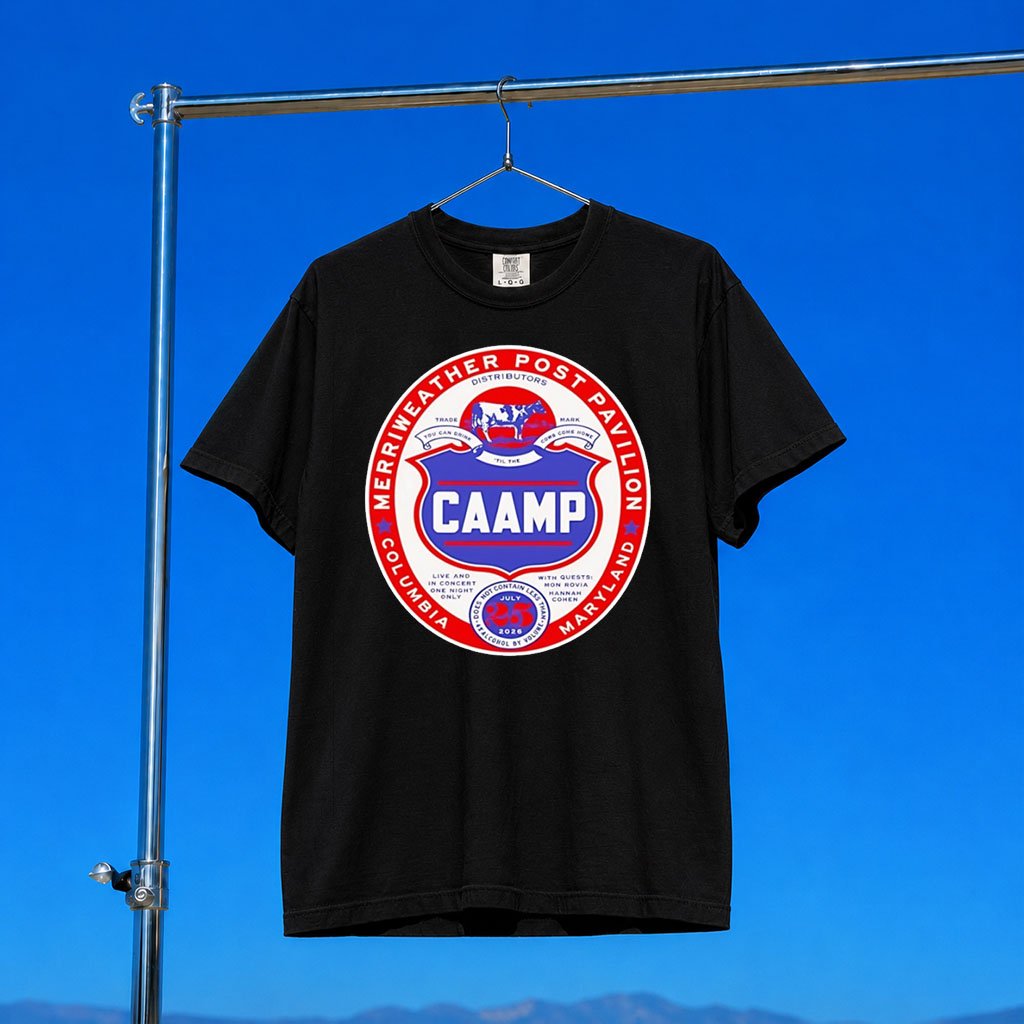 Caamp Merch Caamp Live At Merriweather Post Pavilion July 25 2026 Ahirt Caamp Tour Merch