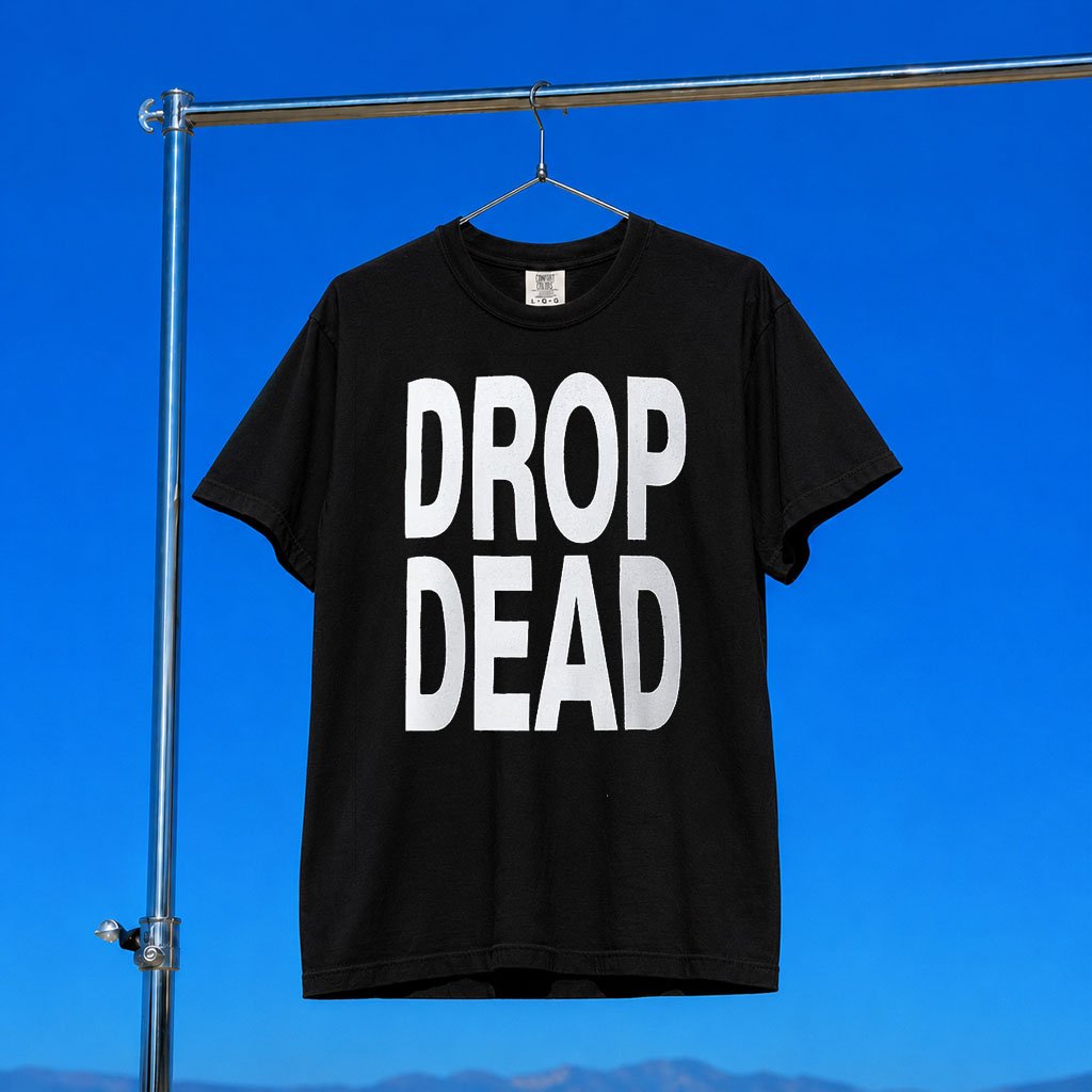 Drop Dead Clothing Merch 2026 Self-Titled T-Shirt Drop Dead Shirt Black Gift For BFF