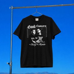 Good Charlotte Merch 2026 Old School Mugshot T-Shirt Gift Ideas For Rock Music Lovers