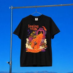 Mighty Merch 2026 Dwarf Fortress Losing Is Fun T-Shirt Black Unique Gift For Boyfriend
