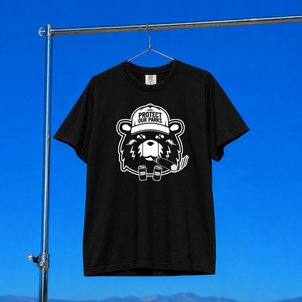 Higher Primate Merch 2026 Protect Our Parks T-Shirt Black Joe Rogan Merch Podcast Fans Gifts