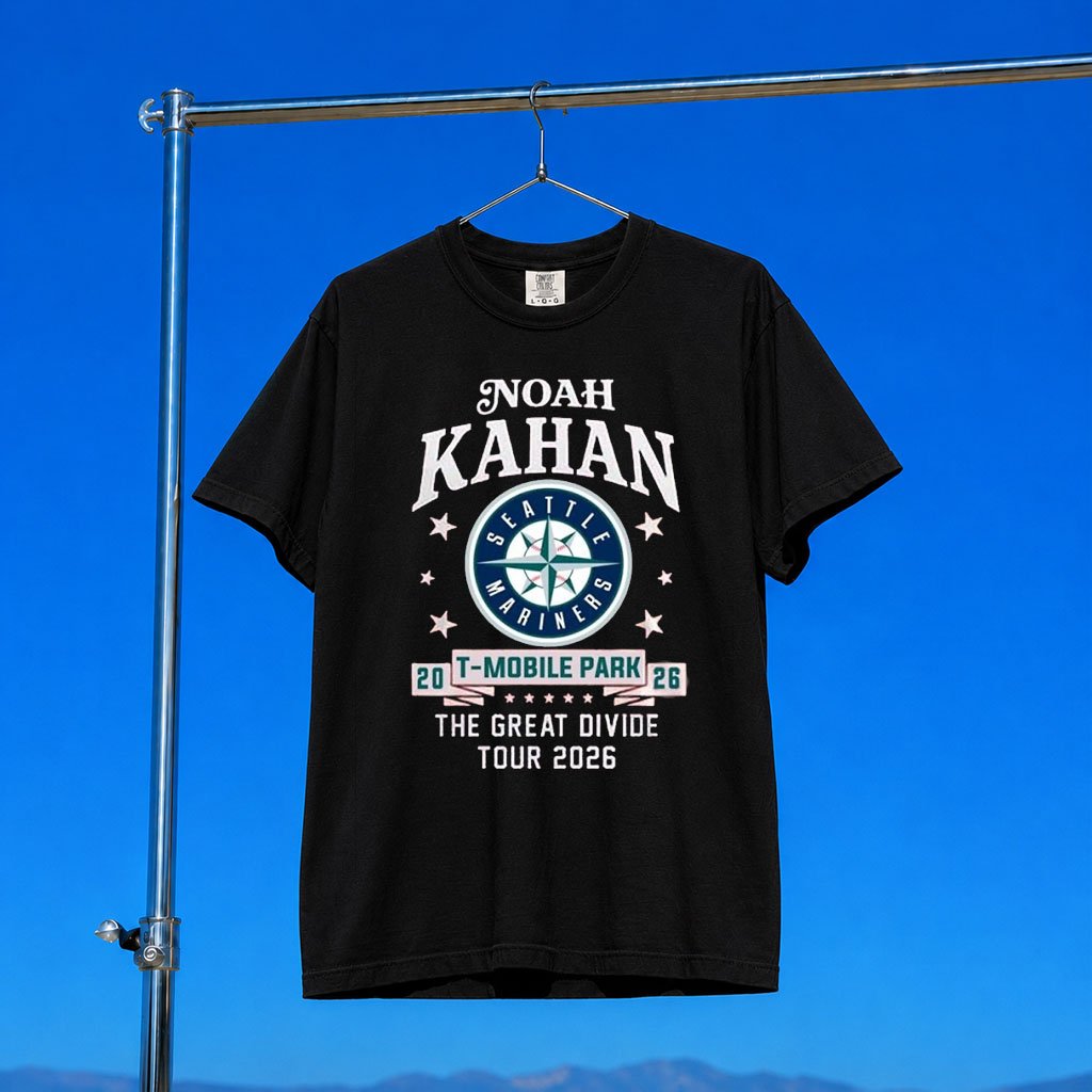 Noah Kahan Seattle Merch NK X Seattle Mariners T-Mobile Park Seattle WA August 30 31 2026 Shirt