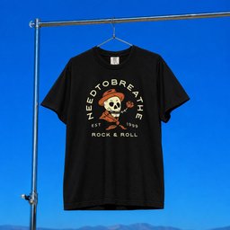 Needtobreathe Merch 2026 Rock And Roll Skull T-Shirt Gift Ideas For Band Fans