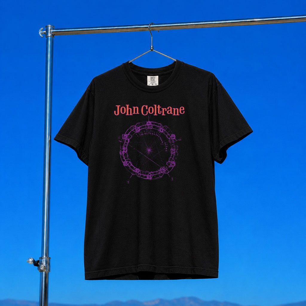 John Coltrane Merch 2026 Circle Of Fifths T-Shirt Music Gift Ideas For Guys