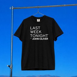 Last Week Tonight With John Oliver Merch 2026 Logo Black T-Shirt Best Gift For TV Show Fans