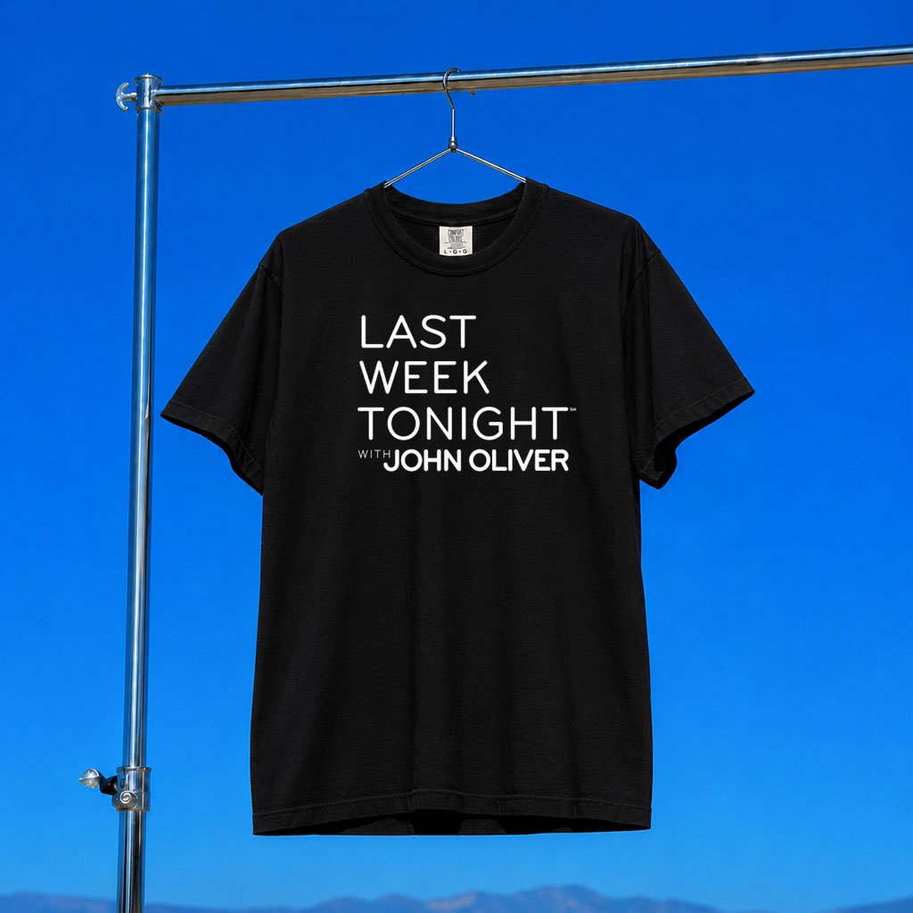 Last Week Tonight With John Oliver Merch 2026 Logo Black T-Shirt Best Gift For TV Show Fans