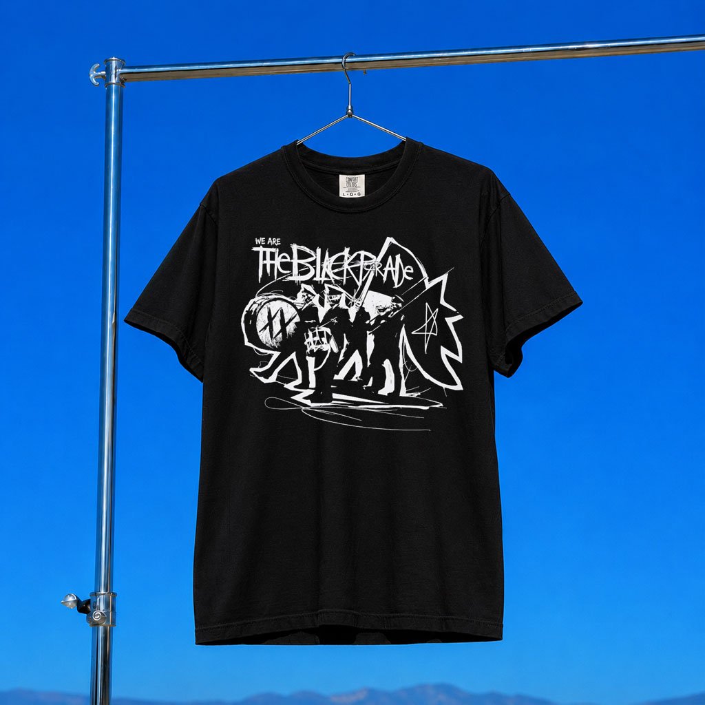 MCR Nashville Merch 2026 MCR The Black Parade Nashville T-Shirt My Chemical Romance Merch