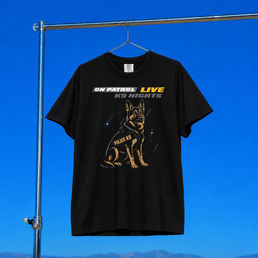 On Patrol Live Merch 2026 K9s Nights T-Shirt Black Unique Gift For My Mom