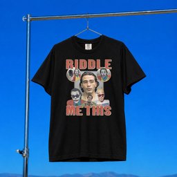 Gypsy Crusader Merch 2026 Riddle Me This Meme T-Shirt Gypsy Crusader Parody Shirt Funny Gifts