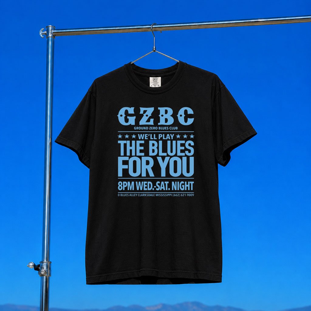 Ground Zero Blues Club Merch 2026 Play The Blues For You T-Shirt Black Gift For Fans