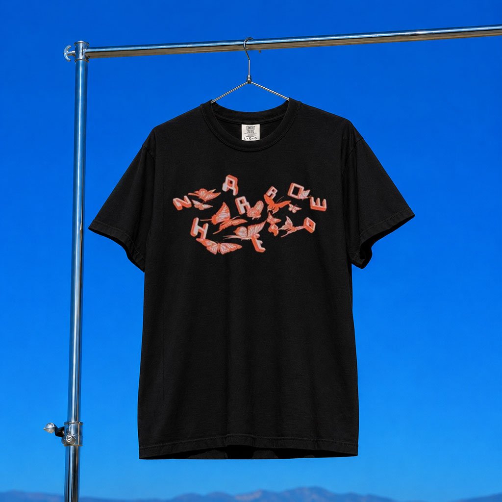Narrow Head Merch 2026 Butterflies T-Shirt Narrow Head Shirt Gift For Rock Fans