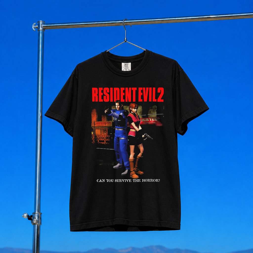 Iron Fortress Records Merch 2026 Resident Evil 2 T-Shirt Can You Survive The Horror Gamer Gifts