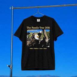 Jackie Big Bear Merch Jackie And Shadow Family Tree 2026 T-Shirt Present For Bald Eagle Fans