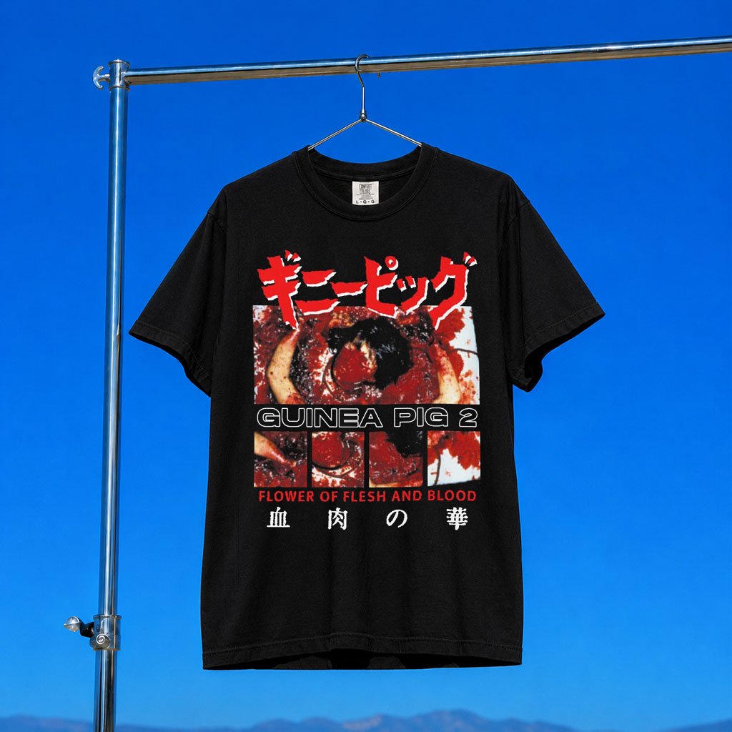 Iron Fortress Records Merch 2026 Guinea Pig 2 Flower Of Flesh And Blood T-Shirt Horror Fan Gift