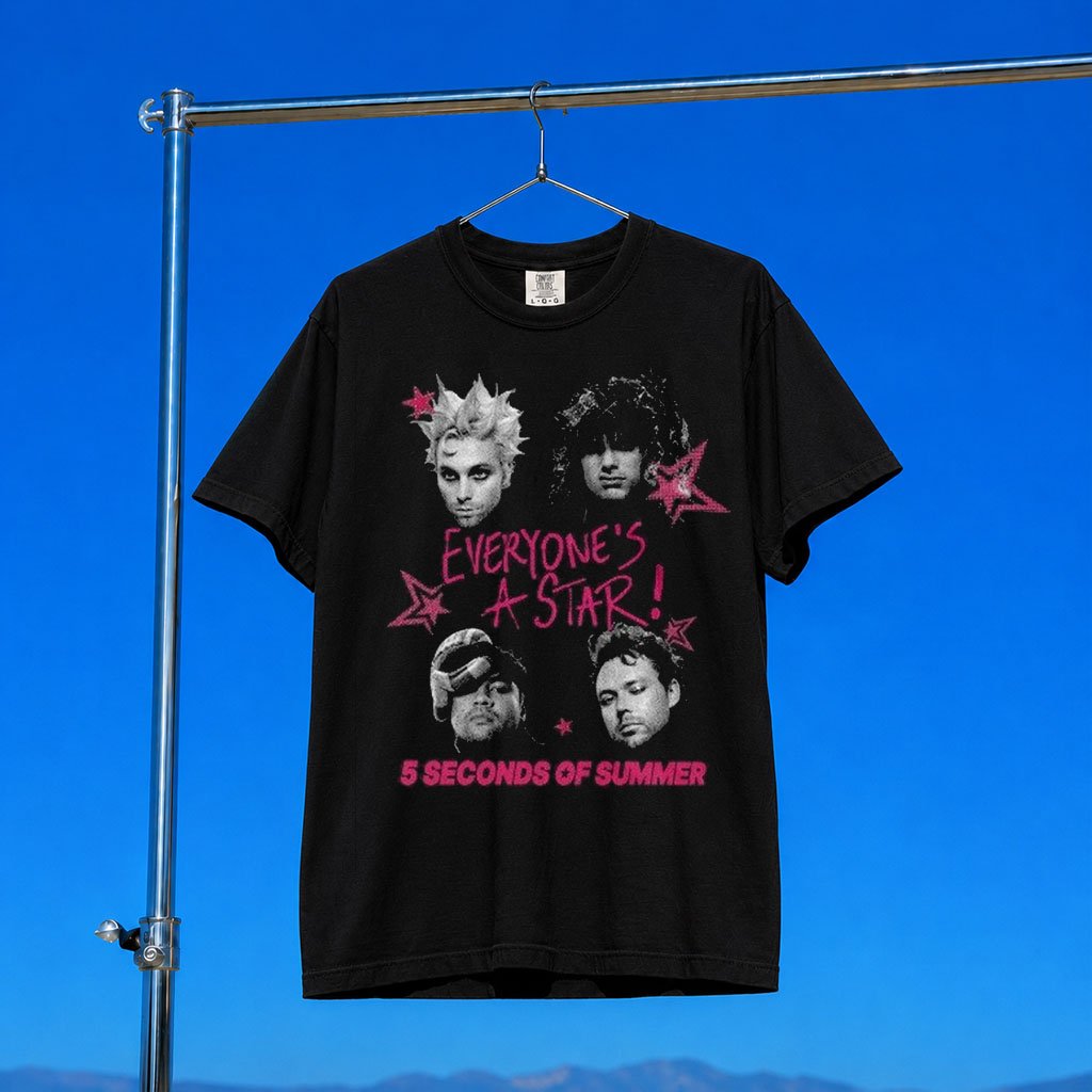 Mintaka By Wada Merch 2026 5SOS X MBW X EAS X T-Shirt 5SOS Merch Gift For Music Lovers