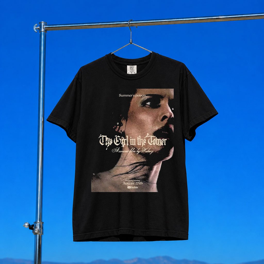 Halsey Merch 2026 Halsey The Girl In The Tower Concert Film August 27 2026 T-Shirt Fan Gifts