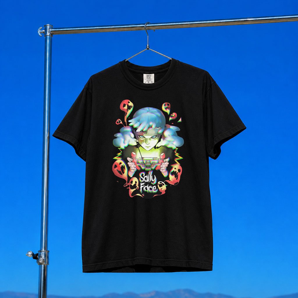 Sally Face Merch 2026 Ghost T-Shirt Sally Face Shirt Present For Horror Fan Lovesr