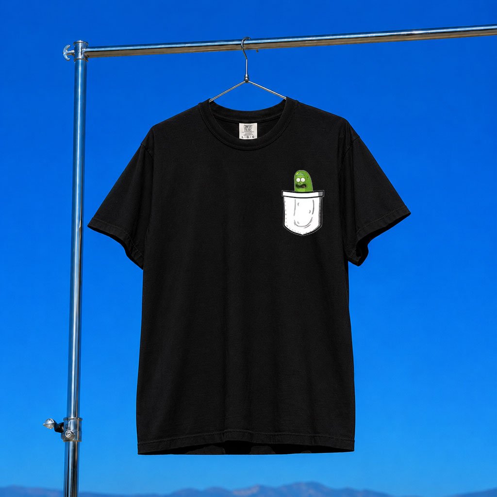 Rick And Morty Merch 2026 Rick Pickle T-Shirt Black Animated TV Show Shirt Gift For Brothers