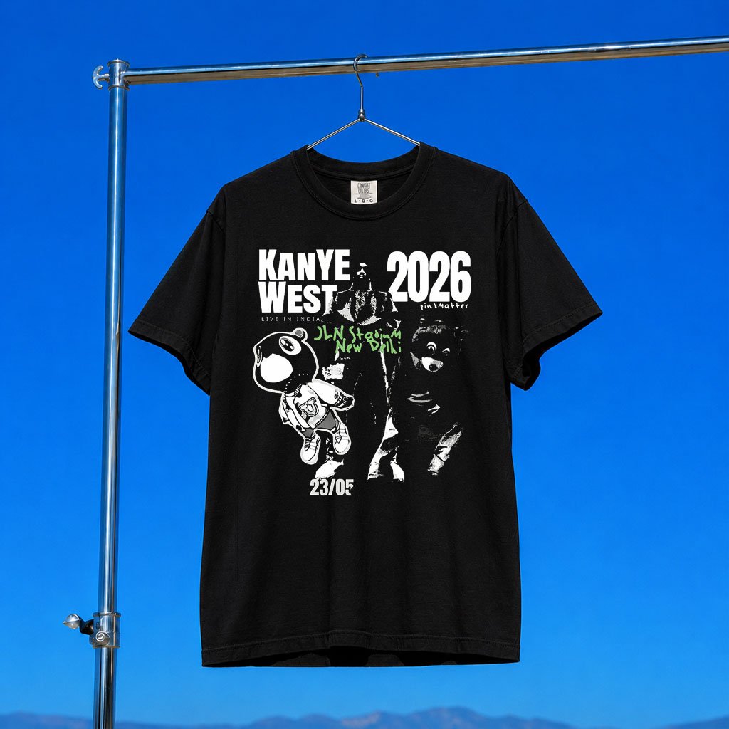 Kanye West Merch 2026 Kanye West India Tour T-Shirt Gift For Rapper Fans
