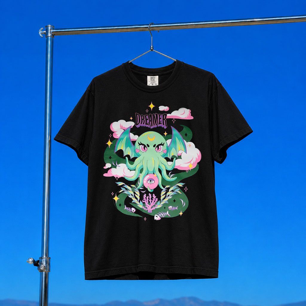 IHasCupquake Merch Tiffany Garcia 2026 Kawaii Cthulhu T-Shirt Dreamer Shirt Gift For Friends