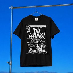 Nightly Merch 2026 The Feeling T-Shirt Black Wear Your Heart Out Shirt Gift For Band Fans