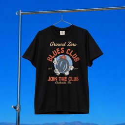 Ground Zero Blues Club Merch 2026 Ground Zero Tune T-Shirt Black Gift Ideas for Friends