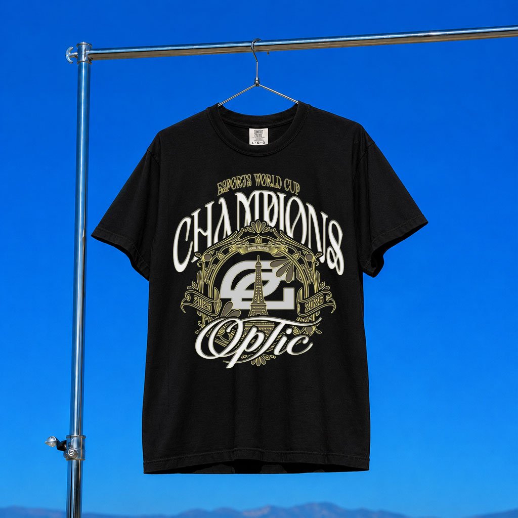 OpTic Gaming Merch 2026 EWC Champions T-Shirt Esport World Cup Champions OpTic Merch Fan Gifts