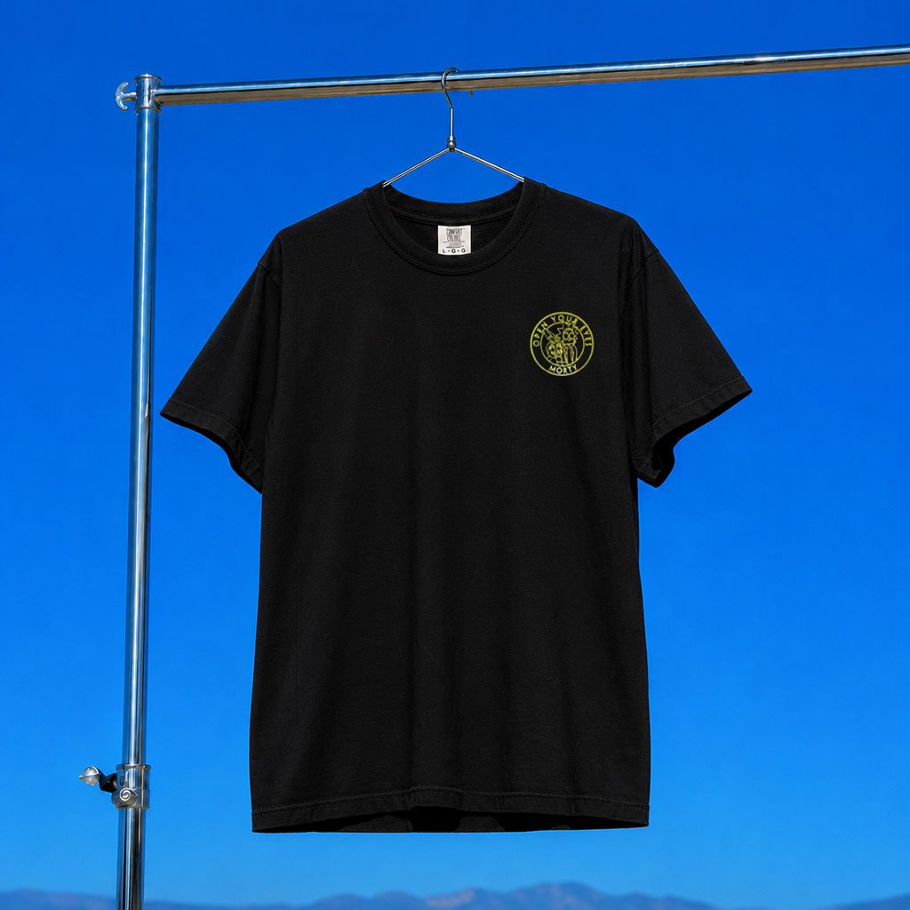 Rick And Morty Merch 2026 Rick And Morty Black Logo T-Shirt Unique Gift For Husband