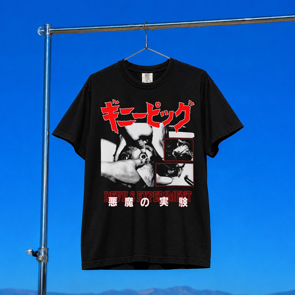 Iron Fortress Records Merch 2026 Guinea Pig Devils Experiment T-Shirt Gift For Horror Movie Fan