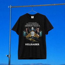 Halloween Horror Nights Merch 2026 Hellraiser Key Art T-Shirt HHN Merch Present For Horror Fans