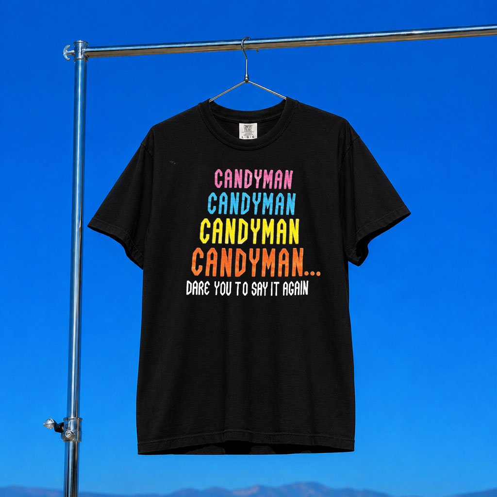 Intramural X Mubi The Camp Miasma Merch 2026 Candyman T-Shirt Dare You To Say It Again Shirt