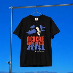 Nick Cave Merch 2026 Murder Ballads Anniversary Black T-Shirt Present For Rock Band Fans