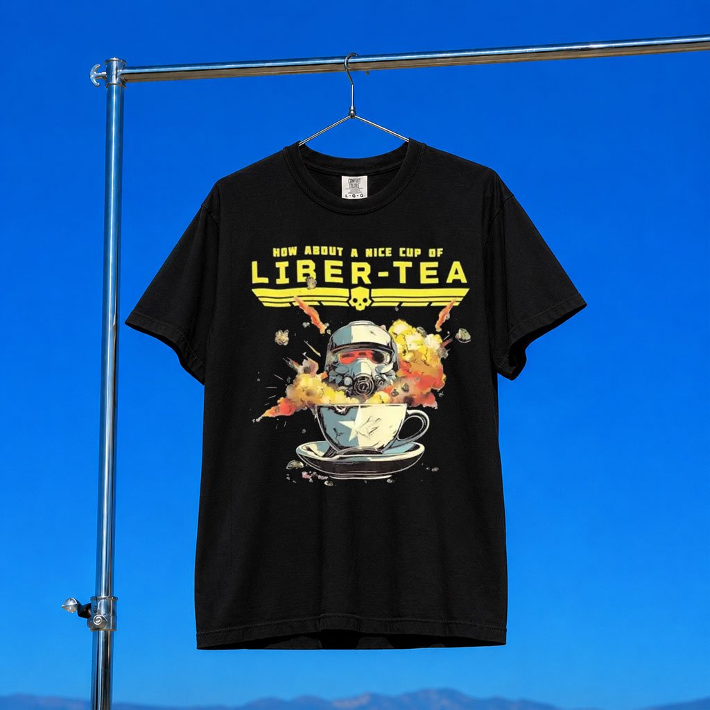 Helldivers Merch 2026 Liber - Tea T-Shirt Helldivers Shirt Gift For Brothers
