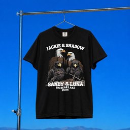 Jackie Big Bear Merch 2026 Jackie And Shadow Sandy And Luna T-Shirt Bald Eagle Lover Gift