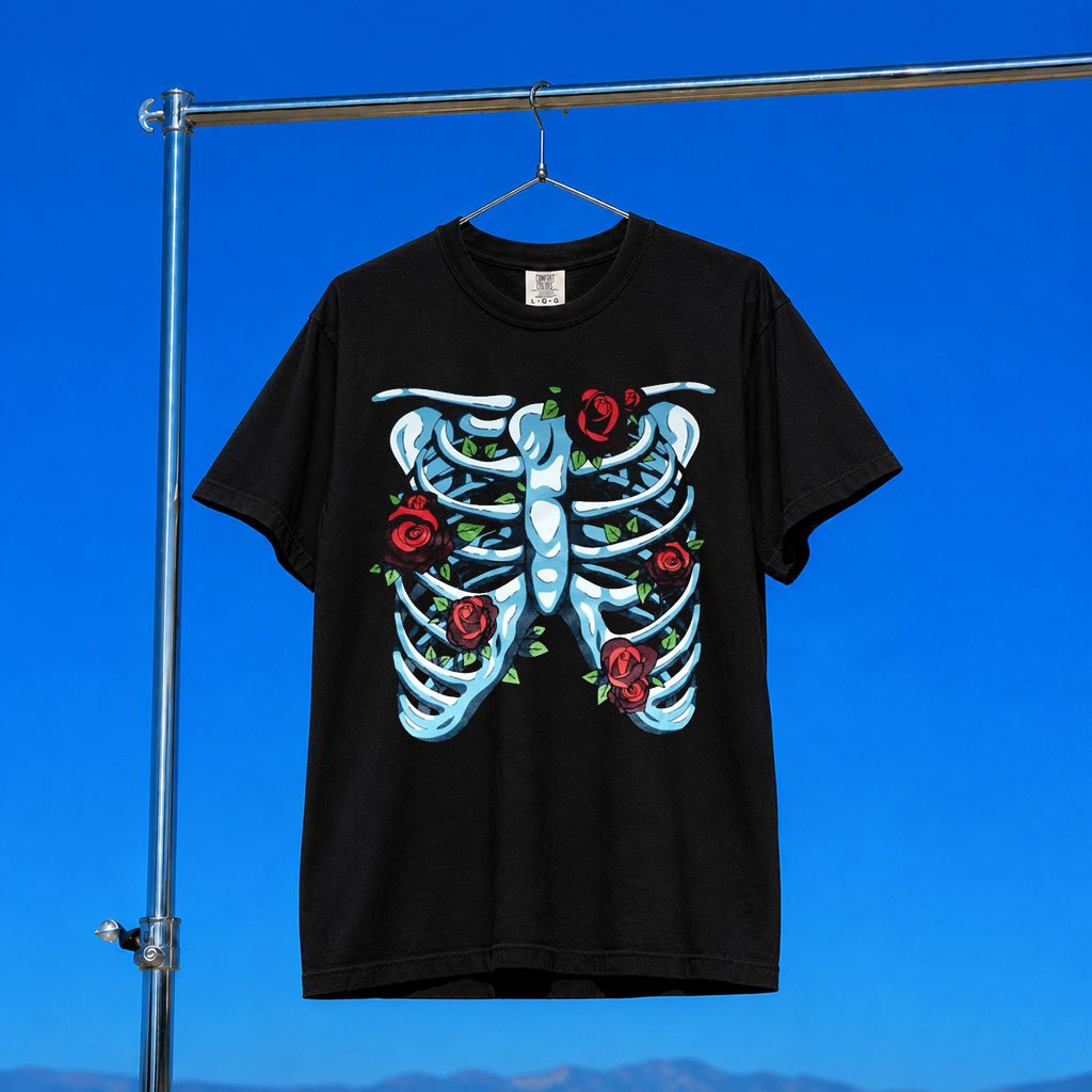 IHasCupquake Merch Tiffany Garcia 2026 Floral Ribcage T-Shirt Gift For Friends