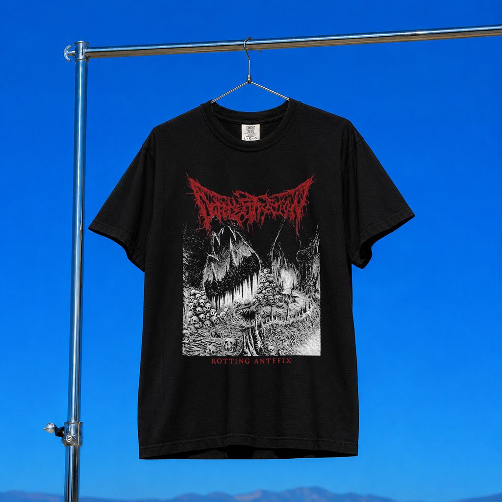 Iron Fortress Records Merch 2026 Defenestration Rotting Antefix T-Shirt Present For Band Fans