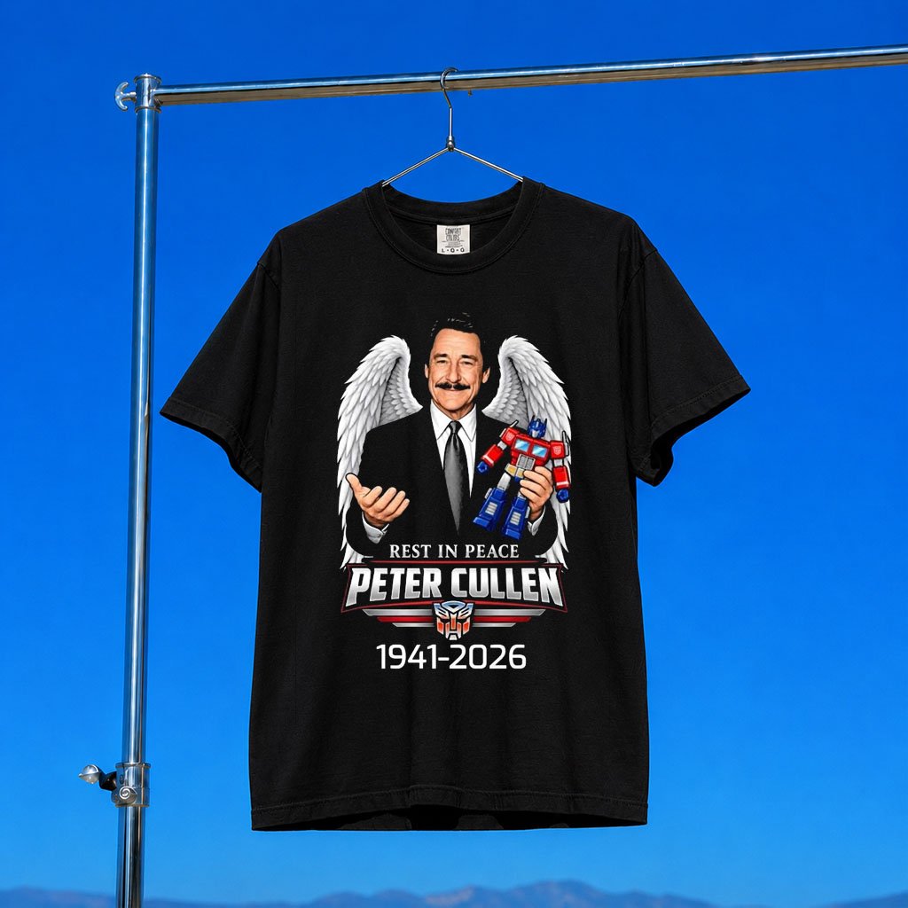 Peter Cullen Merch 2026 In Memory Of Peter Cullen Shirt Legend Optimus Prime Graphic T-Shirt