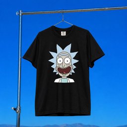 Rick And Morty Merch 2026 Rick_s T-Shirt Black Funny Sci Fi Cartoon Shirt Gift For Friends