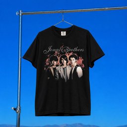 Jonas Brothers Merch 2026 Vintage Flames Portrait T-Shirt Best Gift For Band Lovers