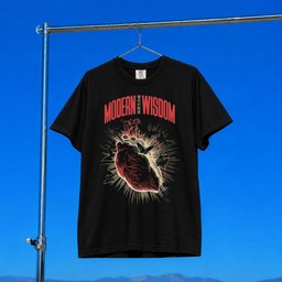 Modern Wisdom Merch 2026 MW Bursting Heart Black T-Shirt Unique Gift For Brothers